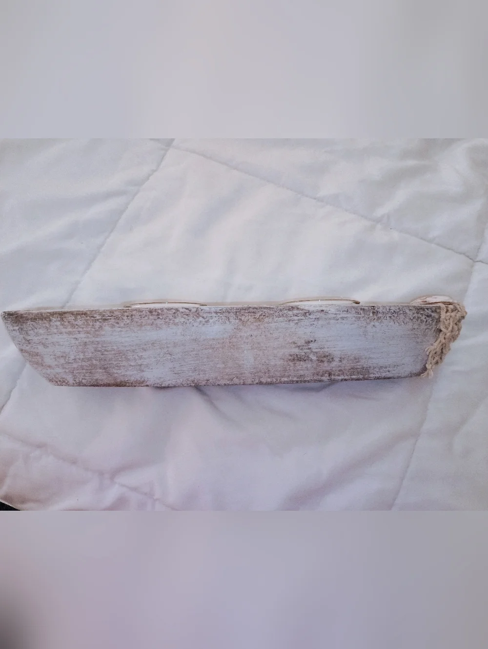 Coastal Driftwood Canoe Votive Candle Holder - Picture 3 of 4